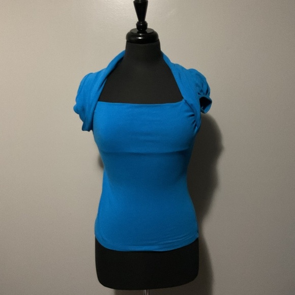 Stylish Blue Women's Blouse - Picture 1 of 3